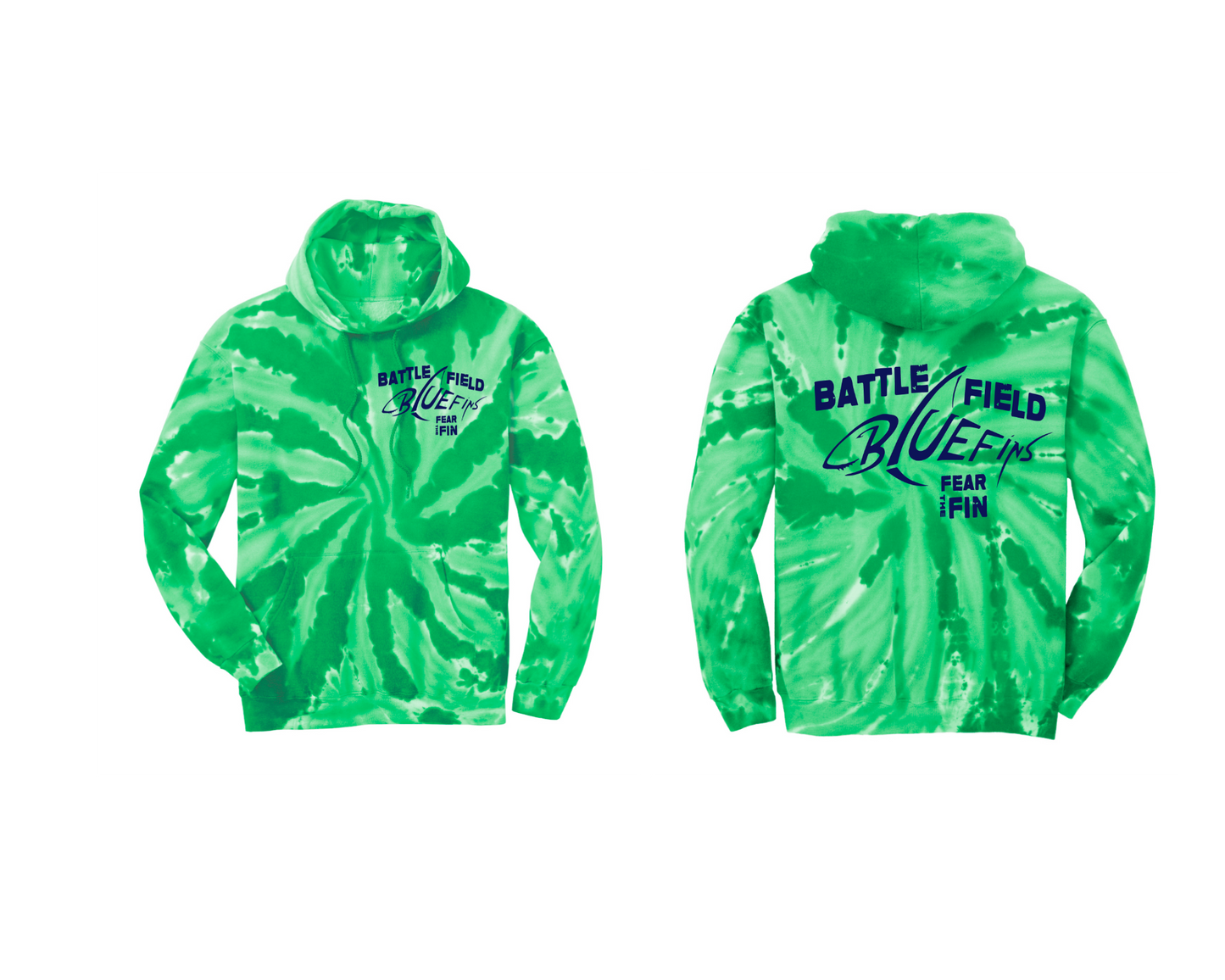 Battlefield Tie Dye Hoodie Spiritwear