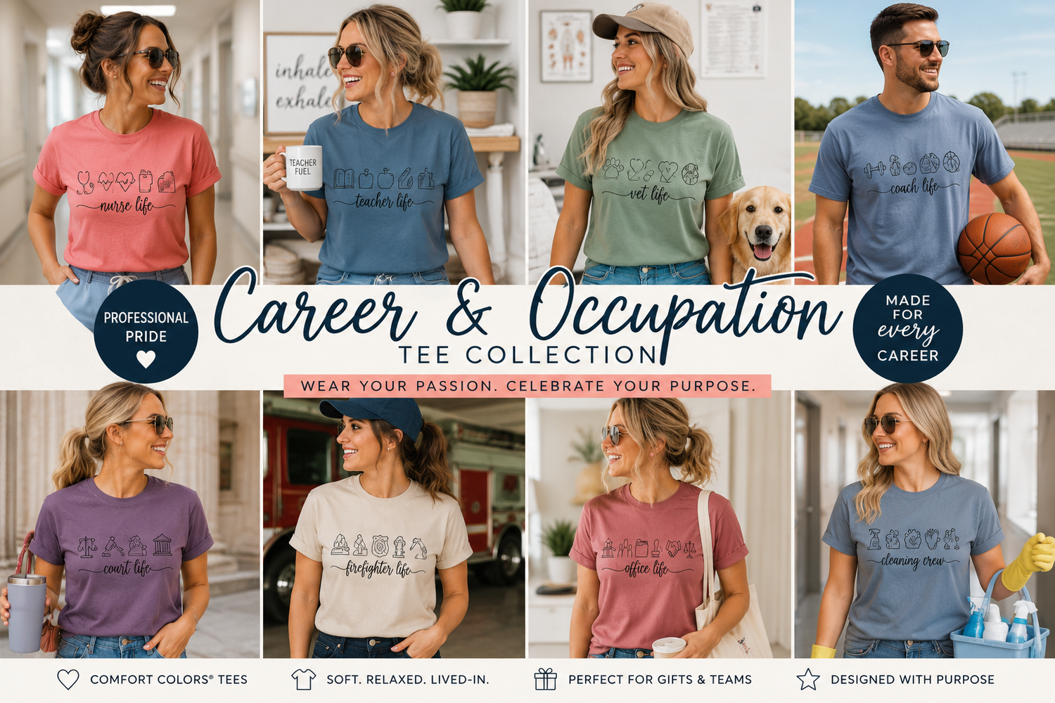 Work Life Graphic T-Shirts | Career Collection
