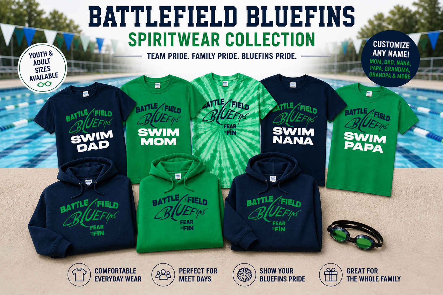 Battlefield Swim Team Sportswear Collection