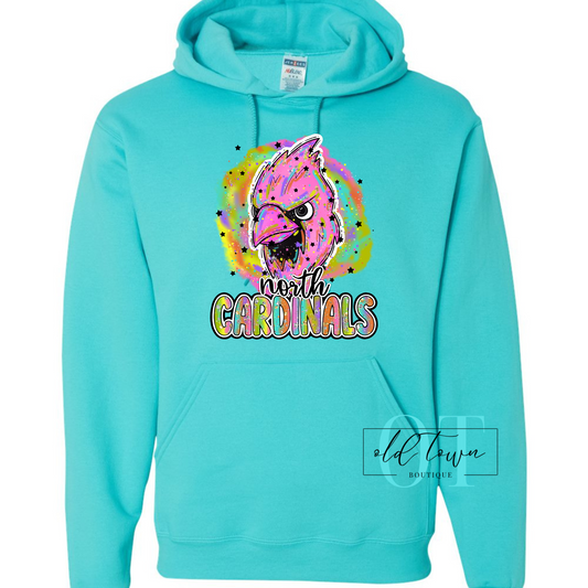 North Cardinals Spirit Hoodie Wild Retro